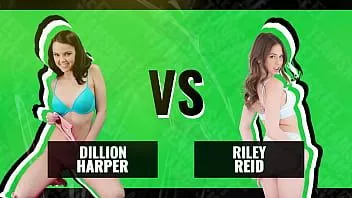 Play Teamskeet - battle of the babes - riley reid vs. dillion harper - who wins the award?