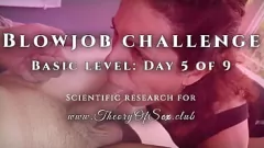 play Blowjob Challenge Day 5: Brunette Goddess Julia Goes Deep with Big Cock