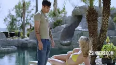 تشغيل الخيال المحرم للزوجة المتعرجة مع ابن زوجها