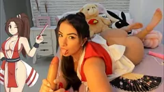 Oynat Hentai cosplay in mai shiranui hitachi vibratör ile ıslak ve vahşi olur